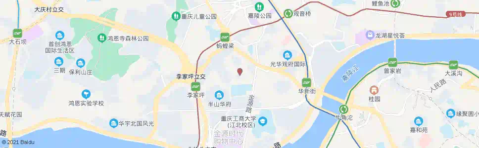 重庆金竹苑_公交站地图_重庆公交_妙搜公交查询2025