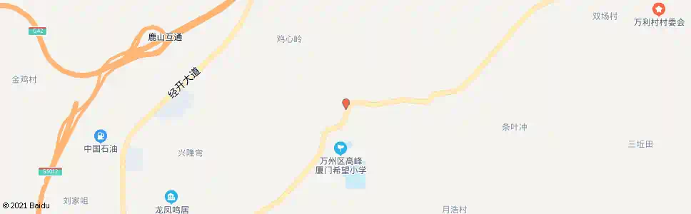 重庆高峰加油站_公交站地图_重庆公交_妙搜公交查询2025