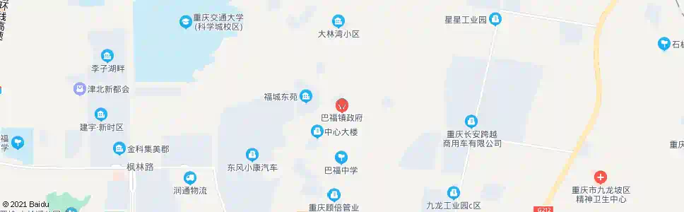 重庆巴福政府_公交站地图_重庆公交_妙搜公交查询2025
