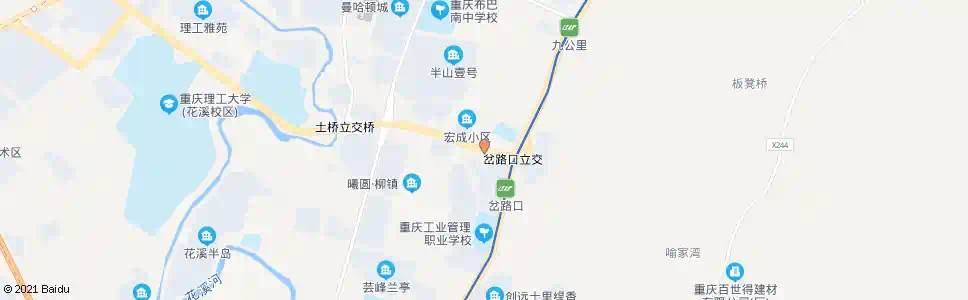重庆岔路口村_公交站地图_重庆公交_妙搜公交查询2025