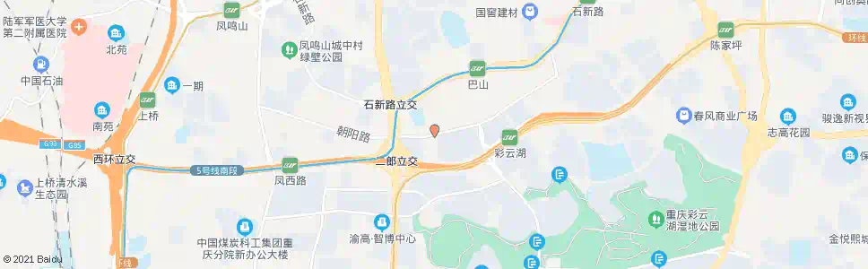 重庆朝阳路1站_公交站地图_重庆公交_妙搜公交查询2025