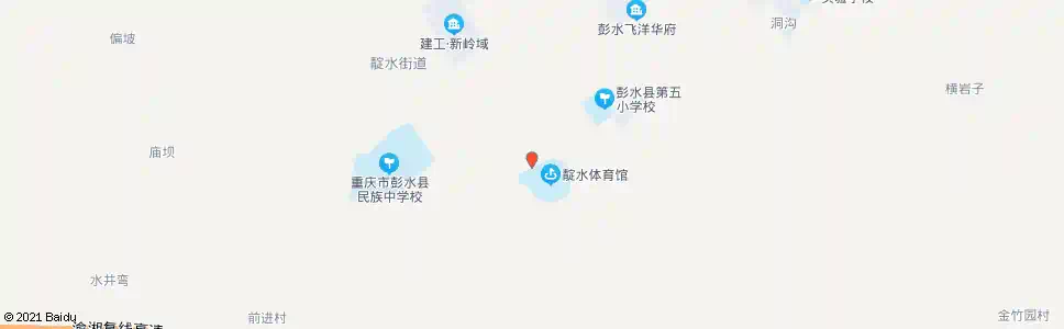 重庆靛水体育馆_公交站地图_重庆公交_妙搜公交查询2025