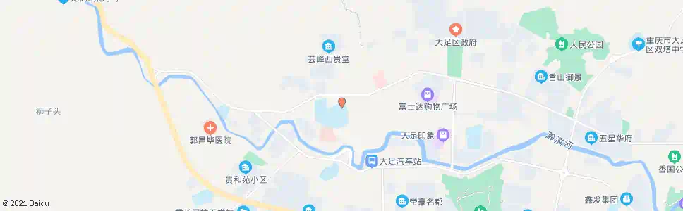 重庆大足中学_公交站地图_重庆公交_妙搜公交查询2025