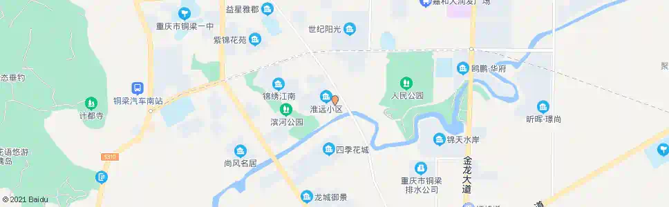 重庆淮远古韵_公交站地图_重庆公交_妙搜公交查询2025