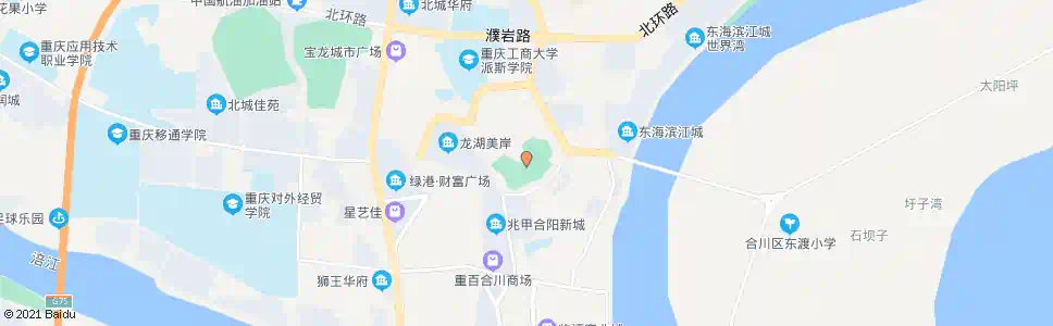 重庆合川人民公园_公交站地图_重庆公交_妙搜公交查询2025