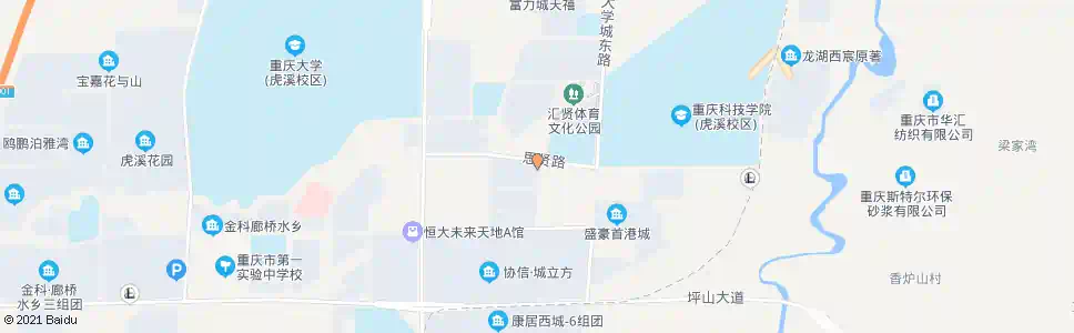 重庆北麓国际城_公交站地图_重庆公交_妙搜公交查询2025