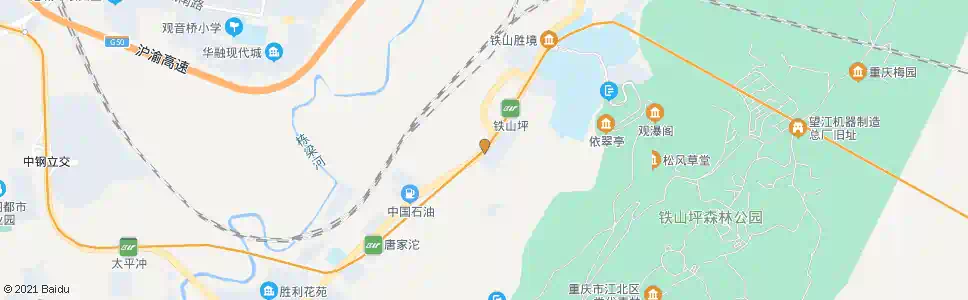 重庆果树园_公交站地图_重庆公交_妙搜公交查询2025