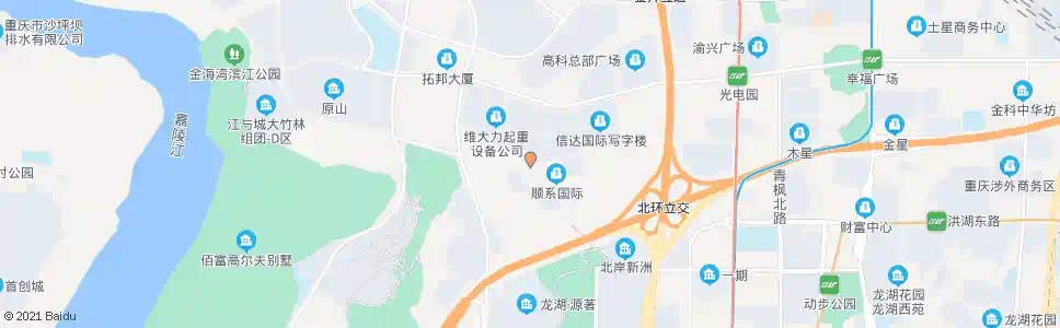 重庆金科十年城_公交站地图_重庆公交_妙搜公交查询2025