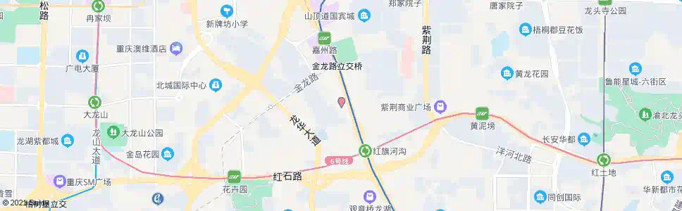 重庆协信中心_公交站地图_重庆公交_妙搜公交查询2025