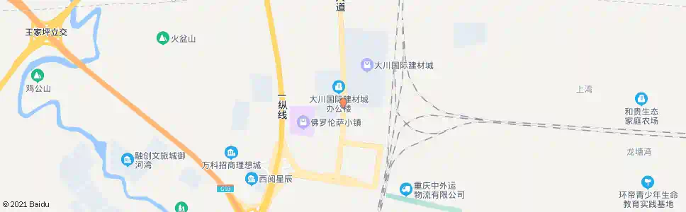 重庆垄安大道前段_公交站地图_重庆公交_妙搜公交查询2025