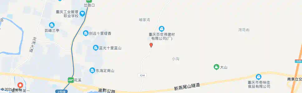 重庆红星村_公交站地图_重庆公交_妙搜公交查询2025