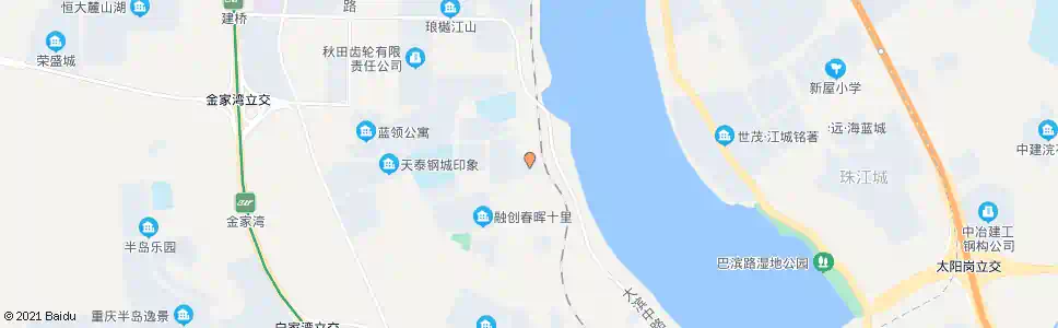 重庆佳兆业滨江新城_公交站地图_重庆公交_妙搜公交查询2025
