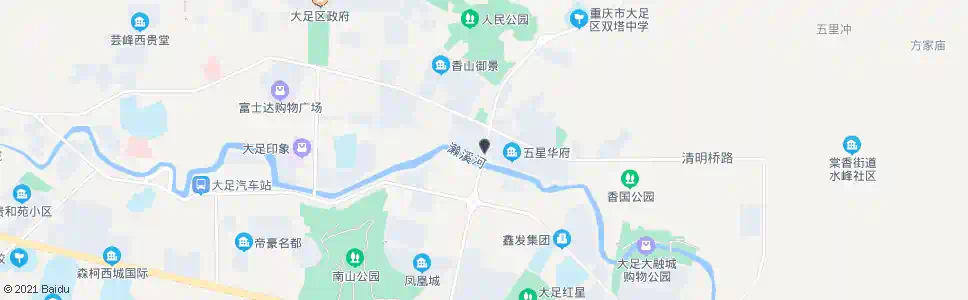 重庆城南创新小学_公交站地图_重庆公交_妙搜公交查询2025