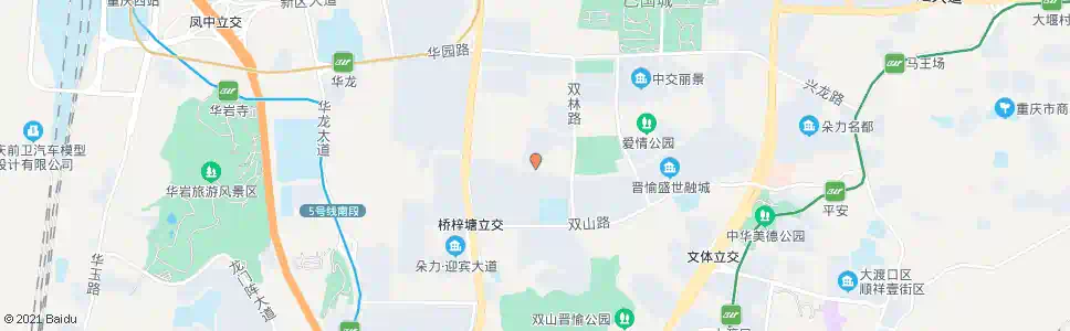 重庆山海路_公交站地图_重庆公交_妙搜公交查询2025