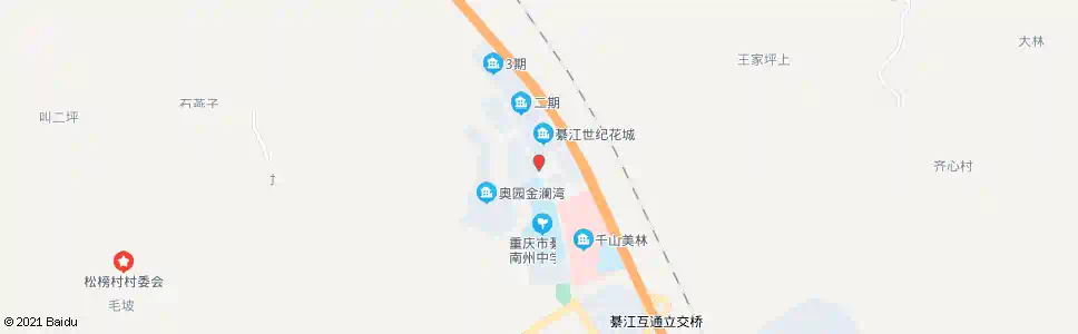 重庆书香明都_公交站地图_重庆公交_妙搜公交查询2025