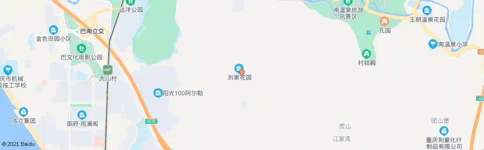 重庆自由村_公交站地图_重庆公交_妙搜公交查询2025