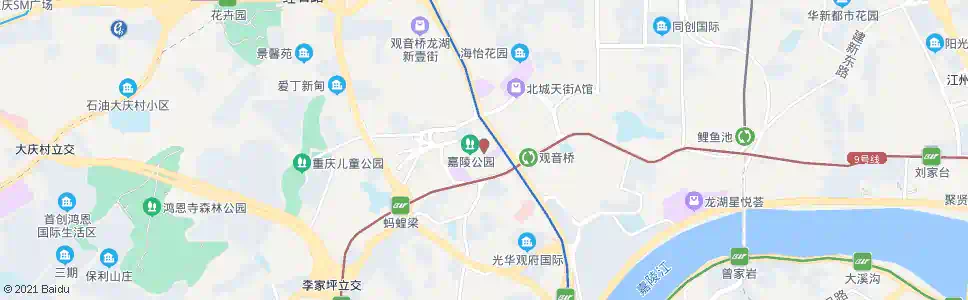 重庆观音桥周至福珠宝_公交站地图_重庆公交_妙搜公交查询2025