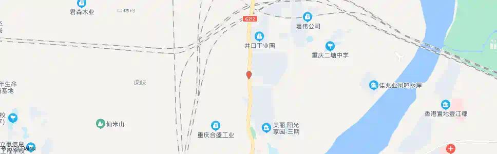 重庆果园社区_公交站地图_重庆公交_妙搜公交查询2025