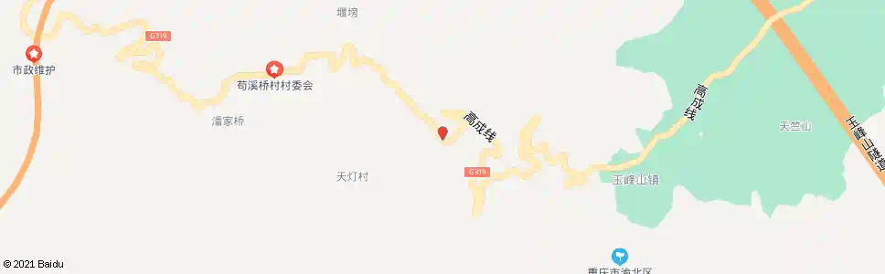 重庆三角来垭_公交站地图_重庆公交_妙搜公交查询2025