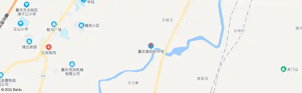 重庆晏阳初中学_公交站地图_重庆公交_妙搜公交查询2025