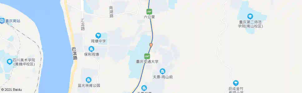 重庆学府六十九号_公交站地图_重庆公交_妙搜公交查询2025