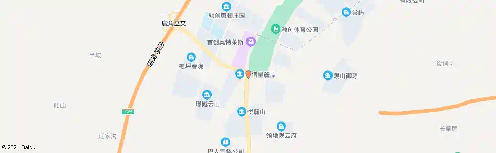 重庆东城大道鹿角路口_公交站地图_重庆公交_妙搜公交查询2025