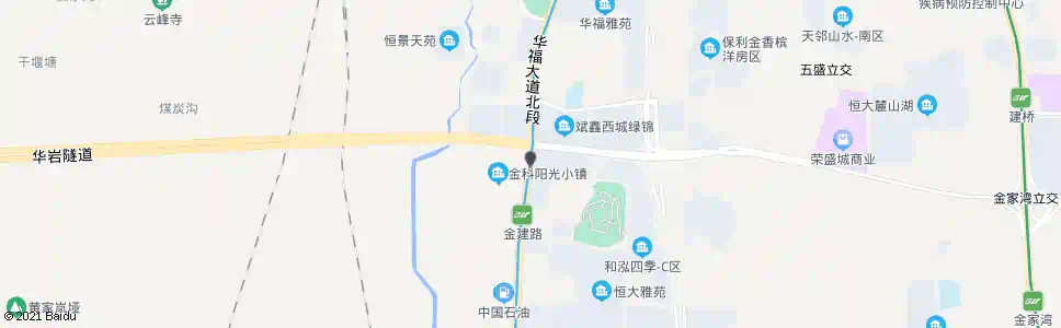 重庆华福大道2站_公交站地图_重庆公交_妙搜公交查询2025