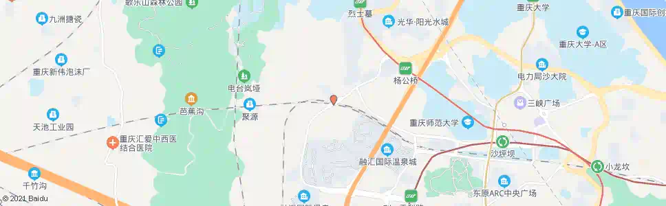 重庆卫星半岛_公交站地图_重庆公交_妙搜公交查询2025