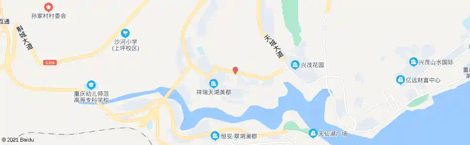 重庆特教中心_公交站地图_重庆公交_妙搜公交查询2025
