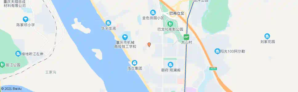 重庆道角变电站_公交站地图_重庆公交_妙搜公交查询2025