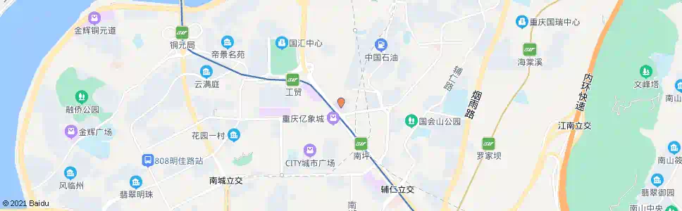 重庆南坪天龙广场_公交站地图_重庆公交_妙搜公交查询2025
