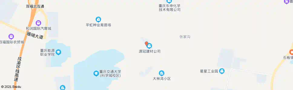 重庆源冠厂_公交站地图_重庆公交_妙搜公交查询2025