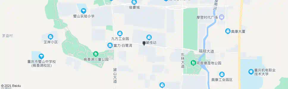 重庆虎溪电机厂北_公交站地图_重庆公交_妙搜公交查询2025