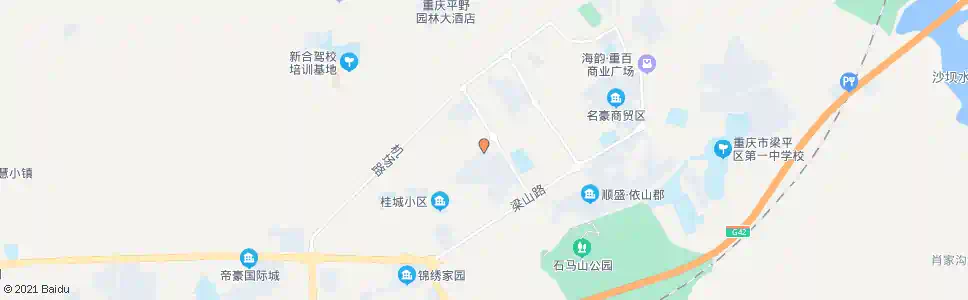 重庆梁平人民法院_公交站地图_重庆公交_妙搜公交查询2025