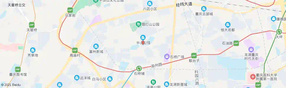 重庆建工新康桥_公交站地图_重庆公交_妙搜公交查询2025