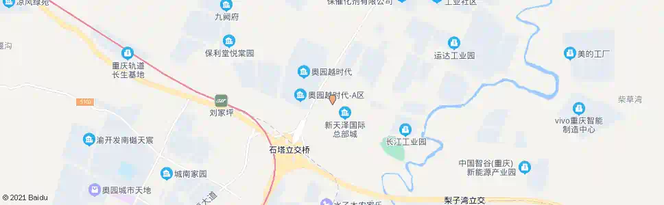 重庆通江大道5号站_公交站地图_重庆公交_妙搜公交查询2025