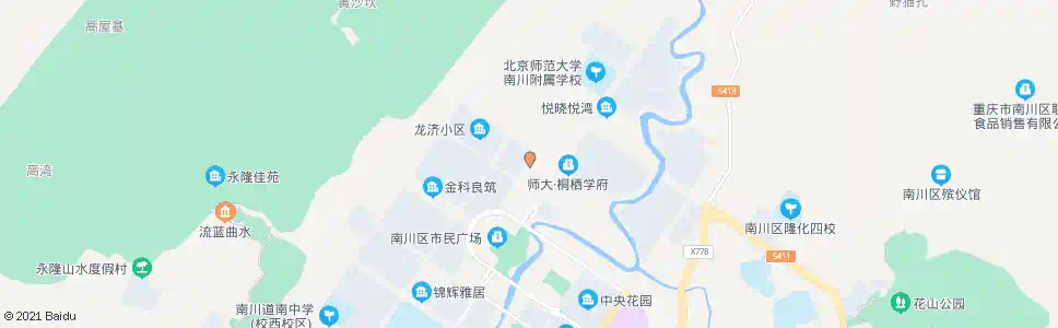 重庆道南小学_公交站地图_重庆公交_妙搜公交查询2025