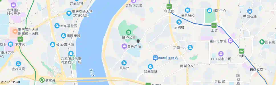 重庆风临路_公交站地图_重庆公交_妙搜公交查询2025