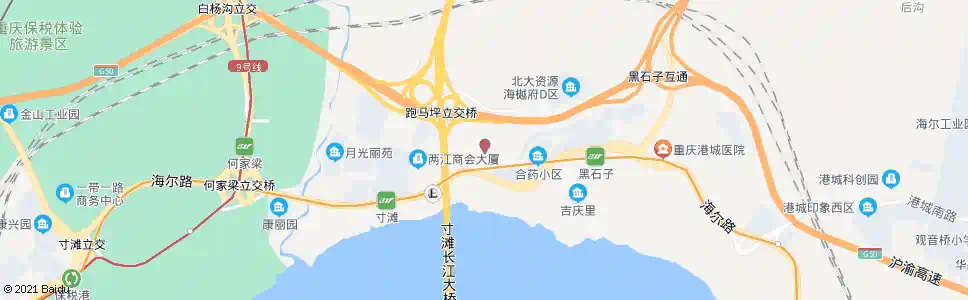 重庆港城工业园D区_公交站地图_重庆公交_妙搜公交查询2025