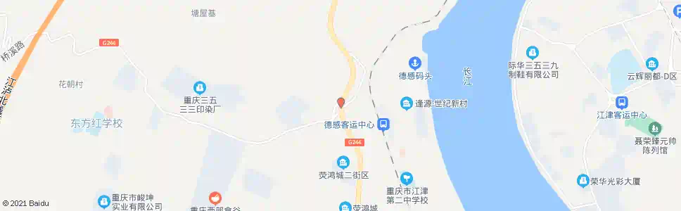 重庆东方红桥头_公交站地图_重庆公交_妙搜公交查询2025