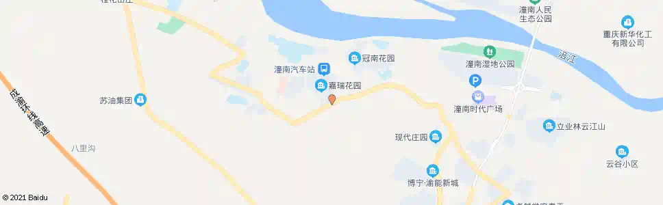 重庆同建路口_公交站地图_重庆公交_妙搜公交查询2025
