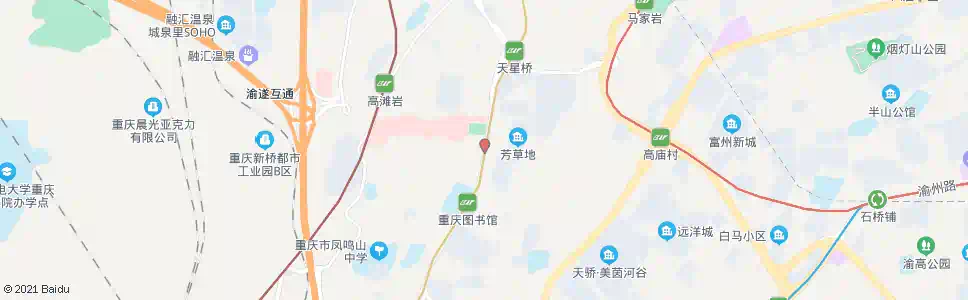 重庆西南医院_公交站地图_重庆公交_妙搜公交查询2025
