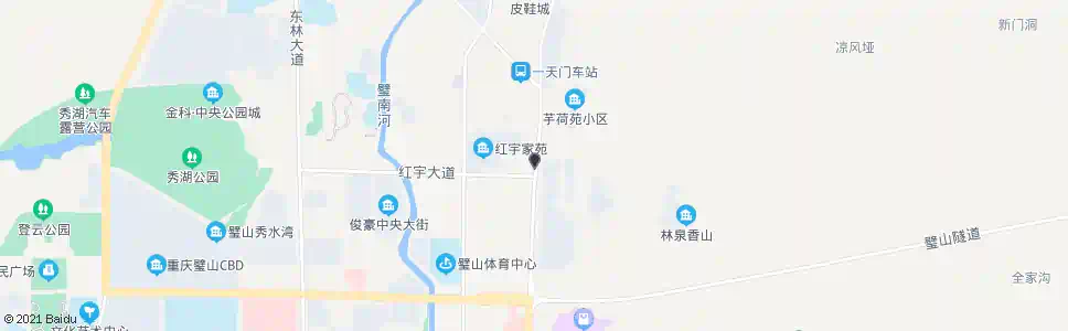 重庆红宇大道路口_公交站地图_重庆公交_妙搜公交查询2025