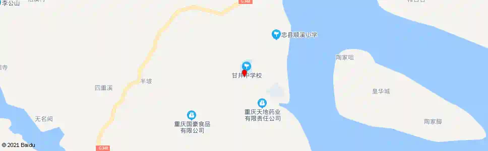 重庆甘井中学_公交站地图_重庆公交_妙搜公交查询2025