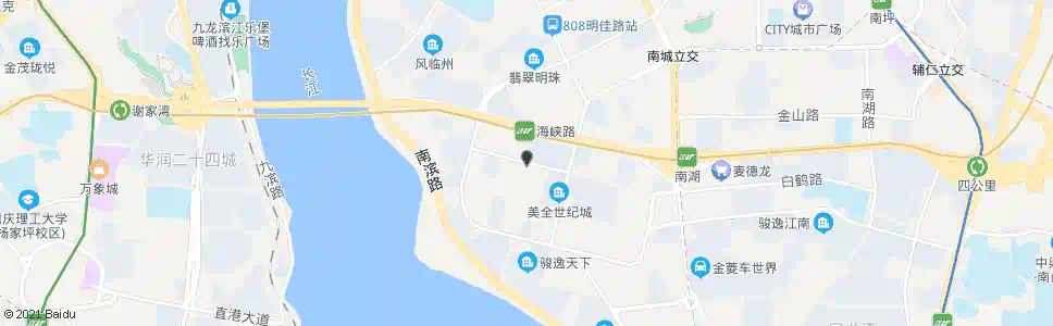 重庆白鹤路中段_公交站地图_重庆公交_妙搜公交查询2025