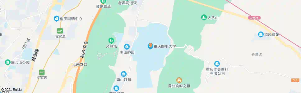 重庆邮电学院_公交站地图_重庆公交_妙搜公交查询2025