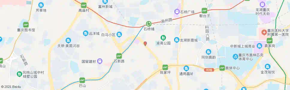 重庆石桥铺万昌_公交站地图_重庆公交_妙搜公交查询2025