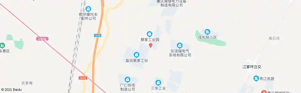 重庆嘉德大道1站_公交站地图_重庆公交_妙搜公交查询2025