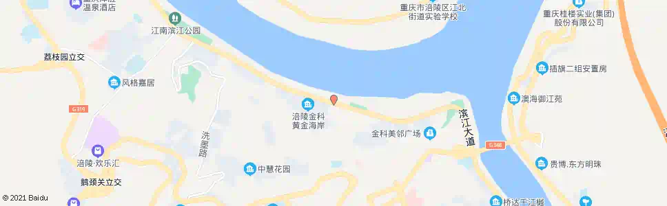 重庆黄金海岸_公交站地图_重庆公交_妙搜公交查询2025