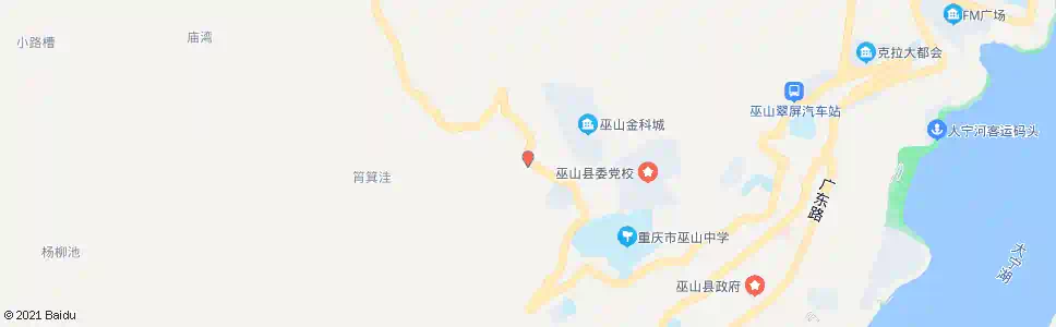 重庆白杨湾建材城_公交站地图_重庆公交_妙搜公交查询2025